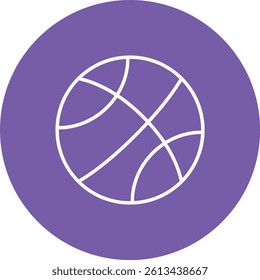 Basketball vector icon. Can be used for printing, mobile and web applications.