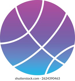 Basketball vector icon. Can be used for printing, mobile and web applications.