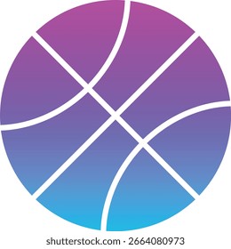 Icono de Vector de baloncesto. Se puede utilizar para aplicaciones de impresión, móviles y de Web.