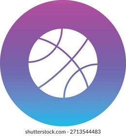 Icono de Vector de baloncesto. Se puede utilizar para aplicaciones de impresión, móviles y de Web.