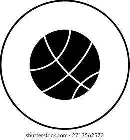 Icono de Vector de baloncesto. Se puede utilizar para aplicaciones de impresión, móviles y de Web.