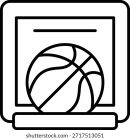 Basketball vector icon. Can be used for printing, mobile and web applications.