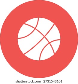 Icono de Vector de baloncesto. Se puede utilizar para aplicaciones de impresión, móviles y de Web.