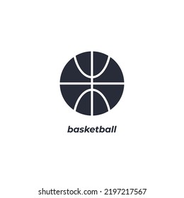 basketball vector icon. filled flat sign for mobile concept and web design. Symbol, logo illustration. Vector graphics
