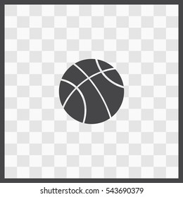 Basketball vector icon. Isolated illustration. Business picture.