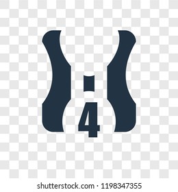 Basketball vector icon isolated on transparent background, Basketball transparency logo concept