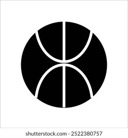 basketball vector icon line template