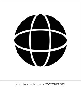 Plantilla de línea de icono de Vector de baloncesto