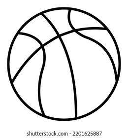 Basketball Vector Icon which is suitable for commercial work and easily modify or edit it
