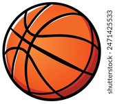 Basketball Vector Illustration Icon high quality