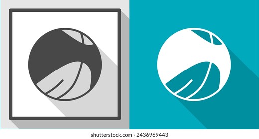 Basketball vector illustration icon with shadow. Illustration for business.