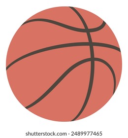 Basketball. Vector illustration on white background