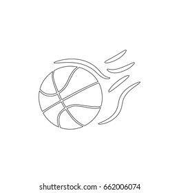 Basketball vector ion.