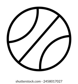 basketball Vector Line Icon Design
