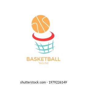 basketball vector logo template design