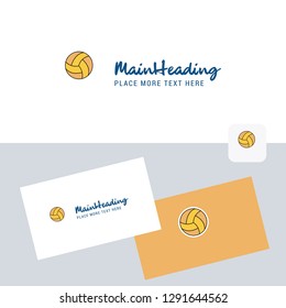 Basketball  vector logotype with business card template. Elegant corporate identity. - Vector