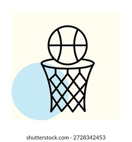 Vector de baloncesto, píxel perfecto, archivo ilustrador 