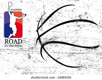 basketball vector poster