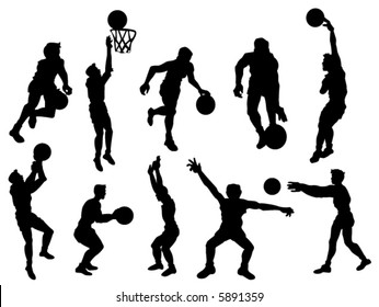 Basketball - Vector Silhouette