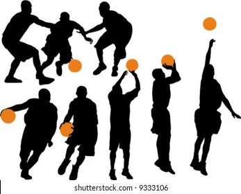 Basketball Vector Silhouettes 1