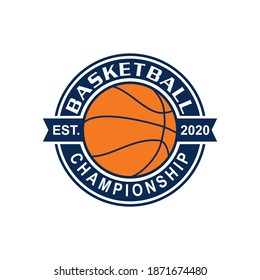 Vector de baloncesto, vector de logotipo deportivo