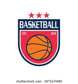 Basketball-Vektorgrafik, Sport-Logo-Vektorgrafik