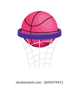 Symbole im Basketball-Vektorformat. EPS-10-Datei.