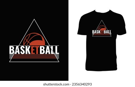 Basketball Vector T Shirt Design.