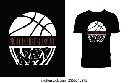 Basketball Vector T Shirt Design.