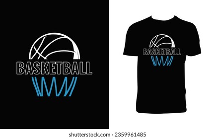 
Basketball Vector T Shirt Design .