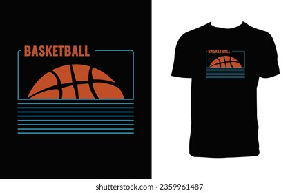 
Basketball Vector T Shirt Design .