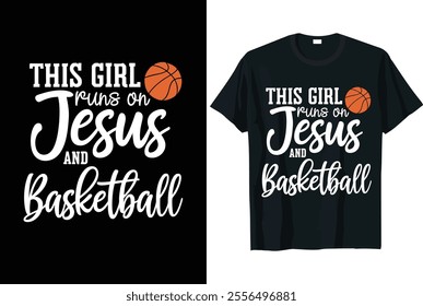 Basketball Vector T-shirt Design - Basketball - Basketball typography sport t shirt design 