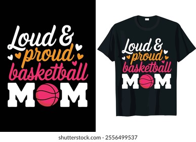 Basketball Vector T-shirt Design - Basketball - Basketball typography sport t shirt design