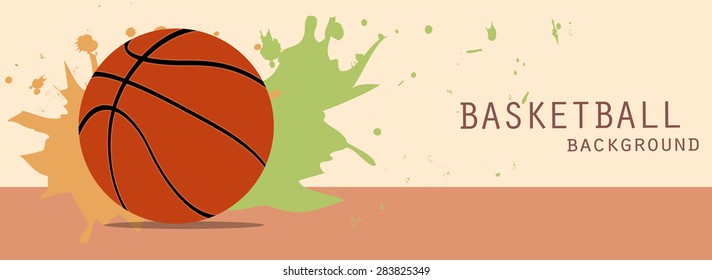 Basketball Vintage background