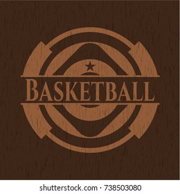 Basketball wooden signboards