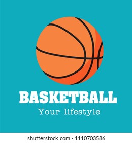 Basketball Your Lifestyle Basketball Background Vector Image
