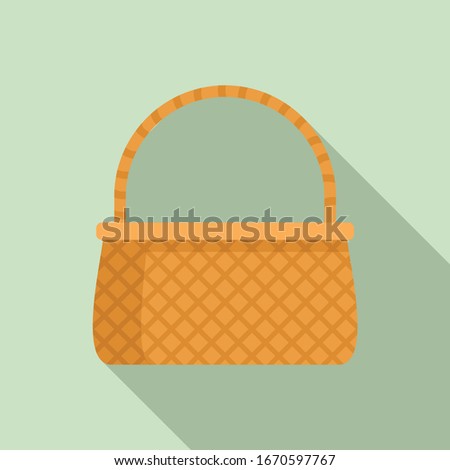 Basketry icon. Flat illustration of basketry vector icon for web design