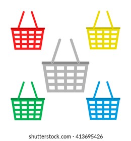 Baskets icon. Graphic template. Vector illustration