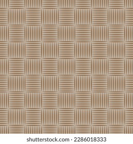 Basketweave Seamless Pattern Background. Kitchen backsplash seamless pattern. Shower or bathroom floor surface. Vector flat illustration.