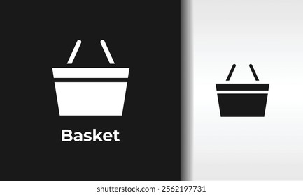 Baskket Vector, Icon Or Logo Sign Isolated Symbol Illustration