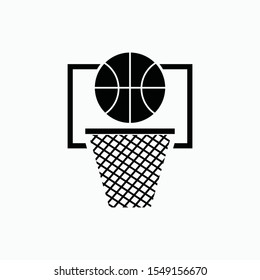 baskteball icon vector isolated sign symbol