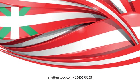 basque banner  background flag. vector flag
 
