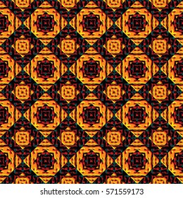 Bas-relief, optical illusion. Colorful endless texture with shadow. Architectural background. Geometric vector pattern for website, corporate style, party invitation, wallpaper, interior design