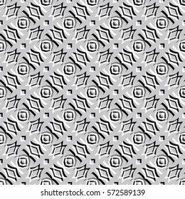 Bas-relief optical illusion. Endless texture with shadow. Geometric vector pattern for website, corporate style, party invitation, wallpaper, interior design