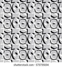 Bas-relief optical illusion. Endless texture with shadow. Geometric vector pattern for website, corporate style, party invitation, wallpaper, interior design