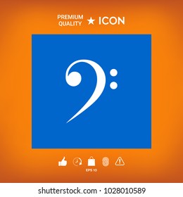 Bass clef icon