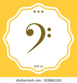 Bass clef icon