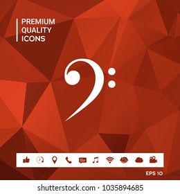 Bass clef icon