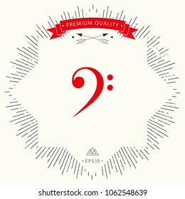 Bass clef icon