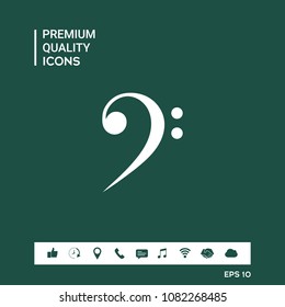 Bass clef icon
